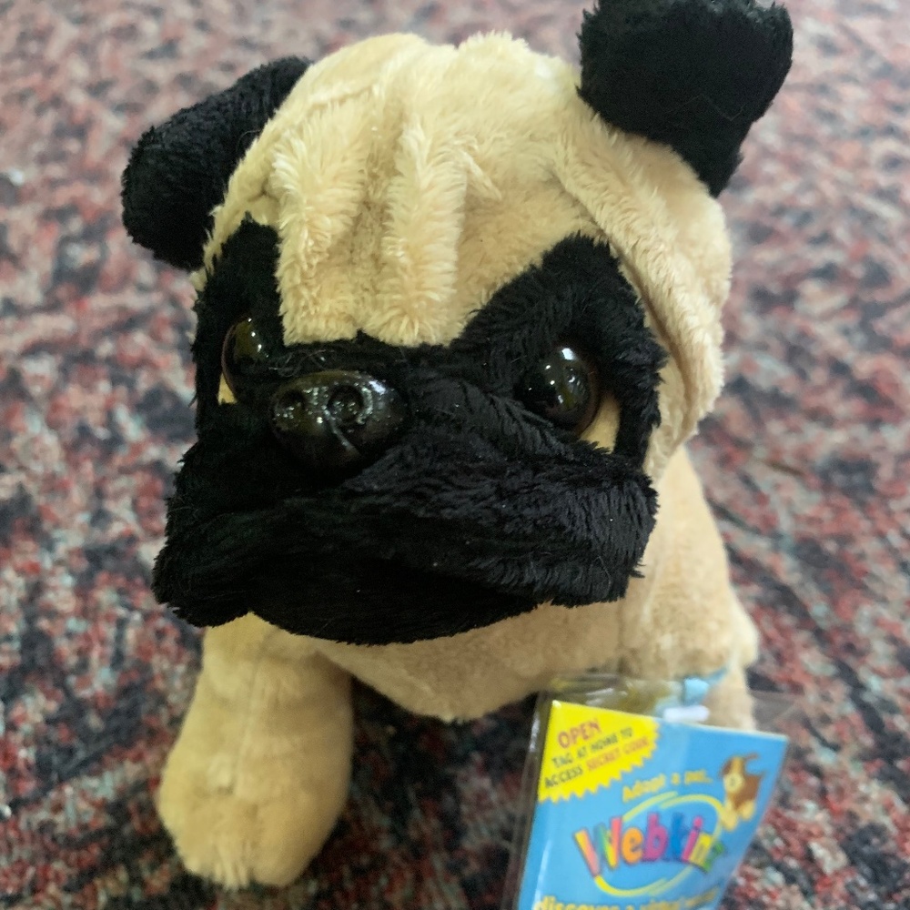 Webkinz Pug New with Unused Code